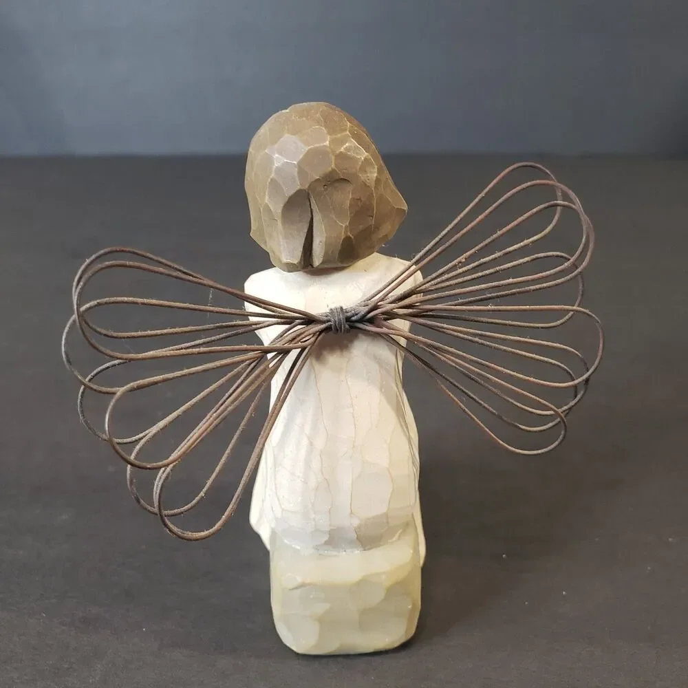 Willow Tree 2001 Hand Painted Resin Angel of Caring Figurine 3